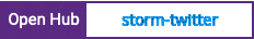 Open Hub project report for storm-twitter
