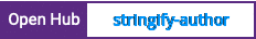 Open Hub project report for stringify-author