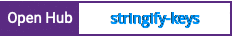 Open Hub project report for stringify-keys