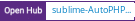 Open Hub project report for sublime-AutoPHPDollar