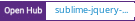 Open Hub project report for sublime-jquery-mobile-snippets
