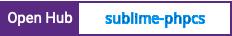 Open Hub project report for sublime-phpcs