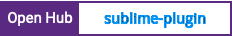 Open Hub project report for sublime-plugin