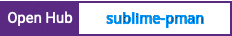 Open Hub project report for sublime-pman