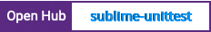 Open Hub project report for sublime-unittest