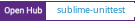 Open Hub project report for sublime-unittest