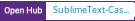 Open Hub project report for SublimeText-CasperJS