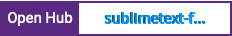 Open Hub project report for sublimetext-fsharp
