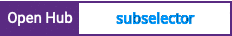 Open Hub project report for subselector