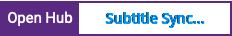 Open Hub project report for Subtitle Synchronizer