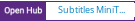 Open Hub project report for Subtitles MiniTools