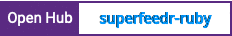 Open Hub project report for superfeedr-ruby