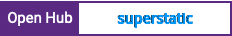 Open Hub project report for superstatic