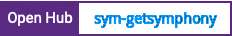 Open Hub project report for sym-getsymphony