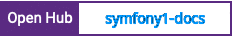Open Hub project report for symfony1-docs
