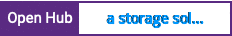 Open Hub project report for a storage solution for local java app