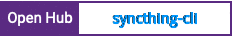Open Hub project report for syncthing-cli