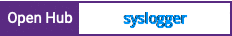 Open Hub project report for syslogger