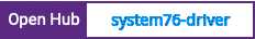 Open Hub project report for system76-driver