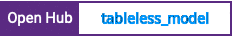 Open Hub project report for tableless_model