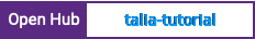 Open Hub project report for talia-tutorial