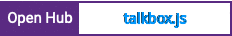 Open Hub project report for talkbox.js