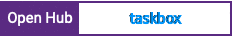 Open Hub project report for taskbox