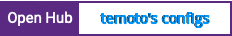 Open Hub project report for temoto's configs