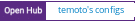 Open Hub project report for temoto's configs