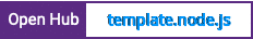 Open Hub project report for template.node.js