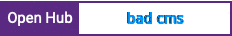 Open Hub project report for bad cms