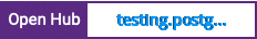 Open Hub project report for testing.postgresql