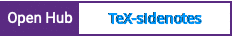 Open Hub project report for TeX-sidenotes