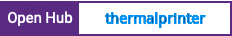 Open Hub project report for thermalprinter