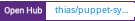 Open Hub project report for thias/puppet-sysctl
