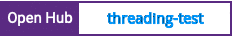 Open Hub project report for threading-test