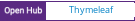 Open Hub project report for Thymeleaf