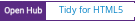 Open Hub project report for Tidy for HTML5