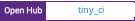 Open Hub project report for tiny_ci