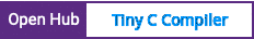 Open Hub project report for Tiny C Compiler