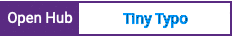 Open Hub project report for Tiny Typo