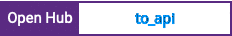 Open Hub project report for to_api
