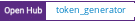 Open Hub project report for token_generator