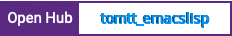 Open Hub project report for tomtt_emacslisp
