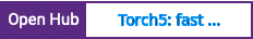 Open Hub project report for Torch5: fast machine learning toolbox
