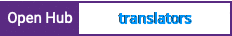 Open Hub project report for translators