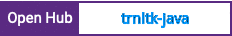 Open Hub project report for trnltk-java
