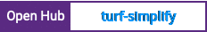 Open Hub project report for turf-simplify