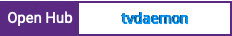 Open Hub project report for tvdaemon