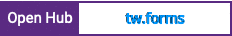 Open Hub project report for tw.forms
